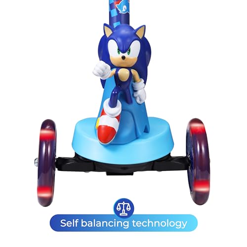 Image of Kick Scooter for Kids, 3 Wheel Self Balancing, Light Up LED Wheels