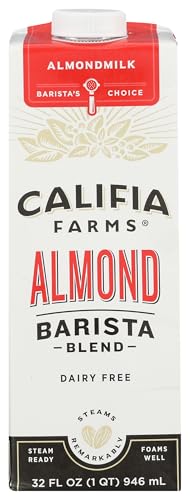 Califia Farms - Original Almond Barista Blend Almond Milk, 32 Oz, Shelf Stable, Dairy Free, Plant...