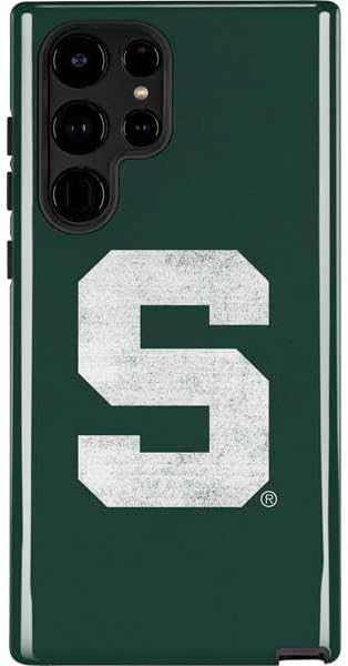 Skinit Impact Phone Case Compatible with Galaxy S24 Ultra - Officially Licensed Michigan State University Spartans Logo Design