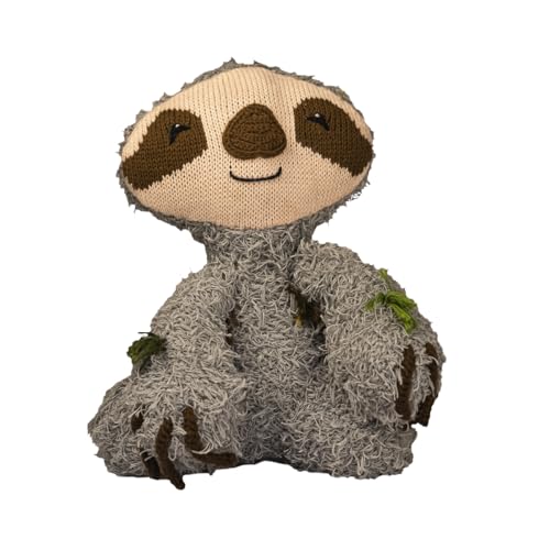 VAP MEMERTO The Sloth, Doll 100% Cotton Hand Knit...