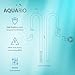 Aquario Neo Flow Premium - Freshwater Aquarium Lily Pipes Kit for Planted Aquarium Canister Filters, Cuttable, 360 Adjustable Flow, Non-Suction Cup Mount - Medium, 13mm OD for/fits 1/2