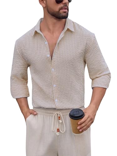 Image of Lymio Men Shirt || Striped Shirt for Man || Full Sleeve || Casual Style (Packs Also Available) (Crush-Lining-New)
