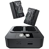 llano NP-FZ100 2-Pack with Fast Charger