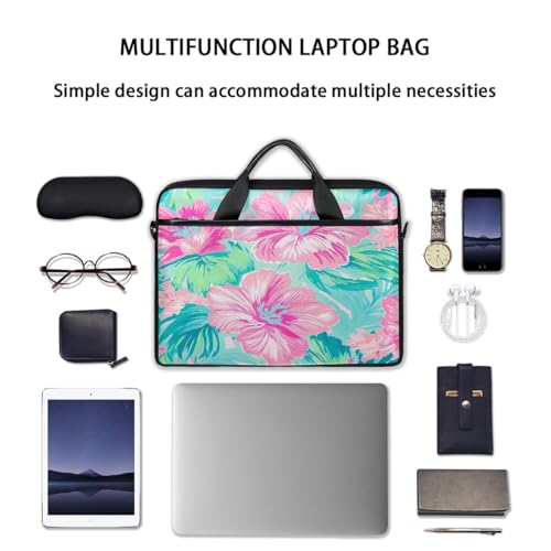 Bolso para portátil flor hibisco 15 pulgadas slim miniatura 7