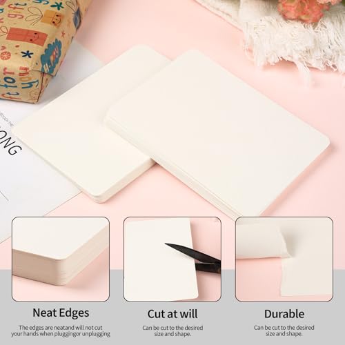 100 Stk Postkarten Blanko, Karteikarten A6 Blanko Karten zum Selbstgestalten, Fotokarton weiß, bBlanko Papier Karten zum Beschriften für Visitenkarten Papier Spielkarten Kartenpapier(10,5 x 14,8 cm)