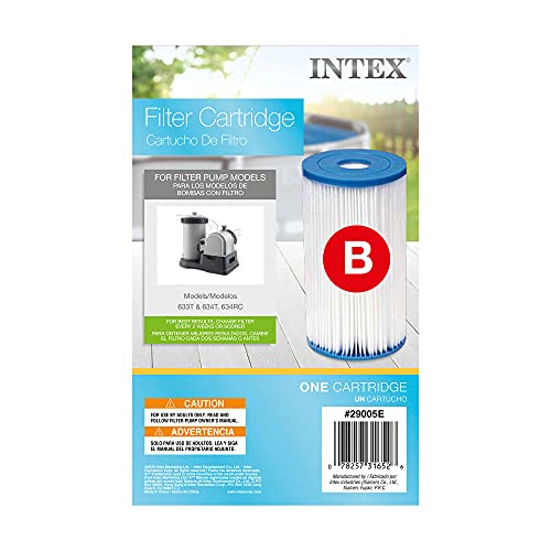 Intex 2X29005E 29005E Easy Set Swimming Pool Type B Replacement Easy Clean Dacron Material Filter Pump Cartridge thumb #4