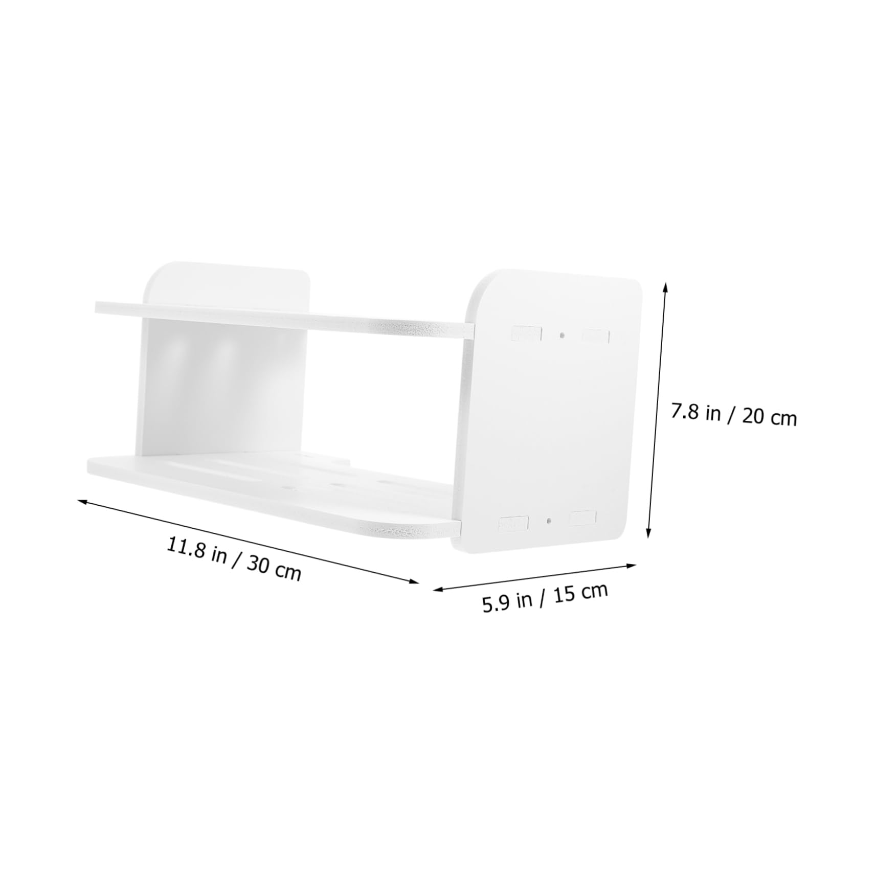 Abaodam Mensola Muro Per Router Supporto Per Via Cavo Rack Parete Per Dvd e Proiettore Design Montaggio Facile e Stabile