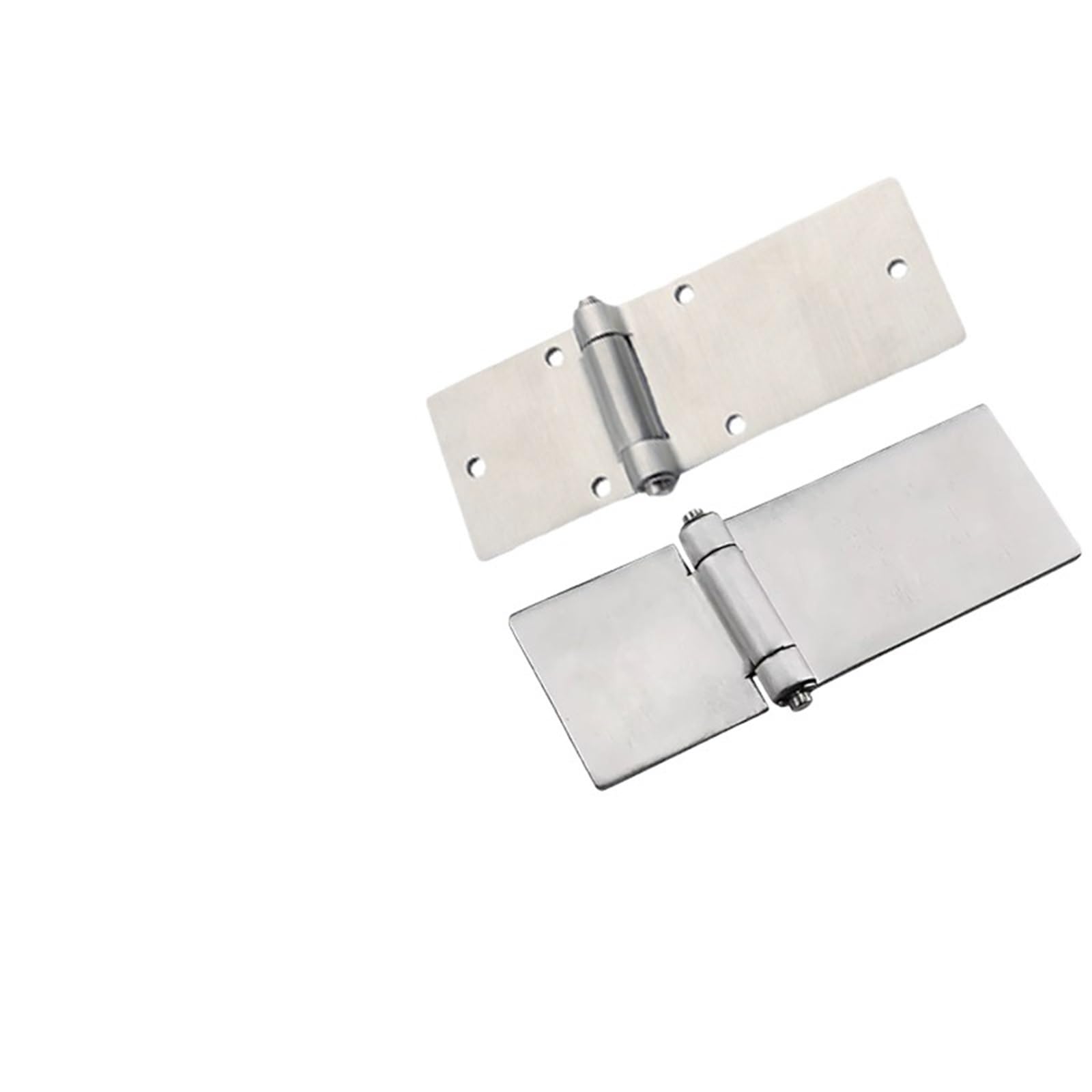 Ehfqpjybbo With Hole 304 Stainless Steel Welded Hinges Machinery And Equipment Cabinets Truck Trailer Doors 1Pcs(With Hole)