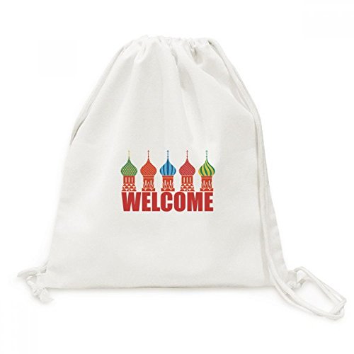 Sac cordon Russie Cathédrale avec motif artistique de voyage