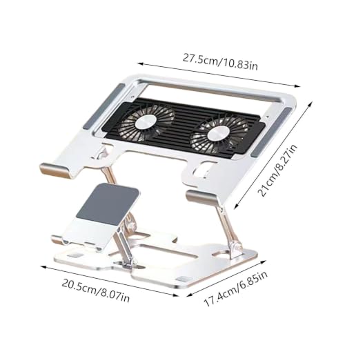 Soporte para computadora portátil ajustable que soluciona el dolor cervical al trabajar 6