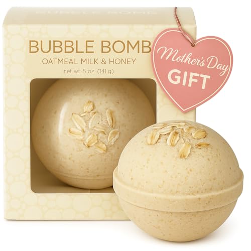 Oatmeal Bath Bomb for Women, Girls & Kids - Bubble Bath Bomb with Milk & Honey Scented Vanilla Bath Bombs for Holidays - Incredible Scent, USA Made by Two Sisters - Image 3