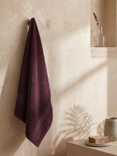 Image of Monte Carlo Essential 100% Cotton Bath Towel | 400 GSM Lightweight & Quick Dry | Soft Absorbent Large Towel 75x150 cm | Skin Friendly Daily Use Bathroom Towel for Men & Women (Jasper) | Sassafras
