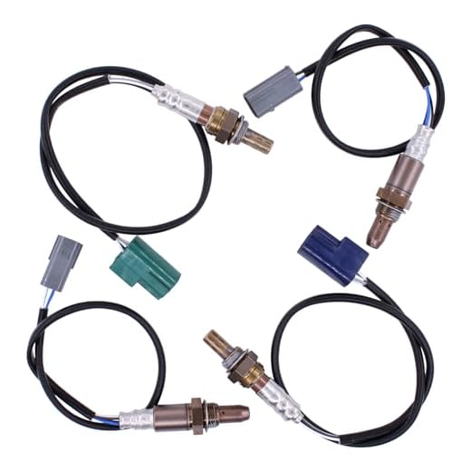 MOTOKU Upstream and Downstream Air Fuel Ratio Oxygen Sensor Set for Nissan Xterra Pathfinder Frontier 4.0L 2011 2012 O2 Sensor Front Rear Bank 1/2