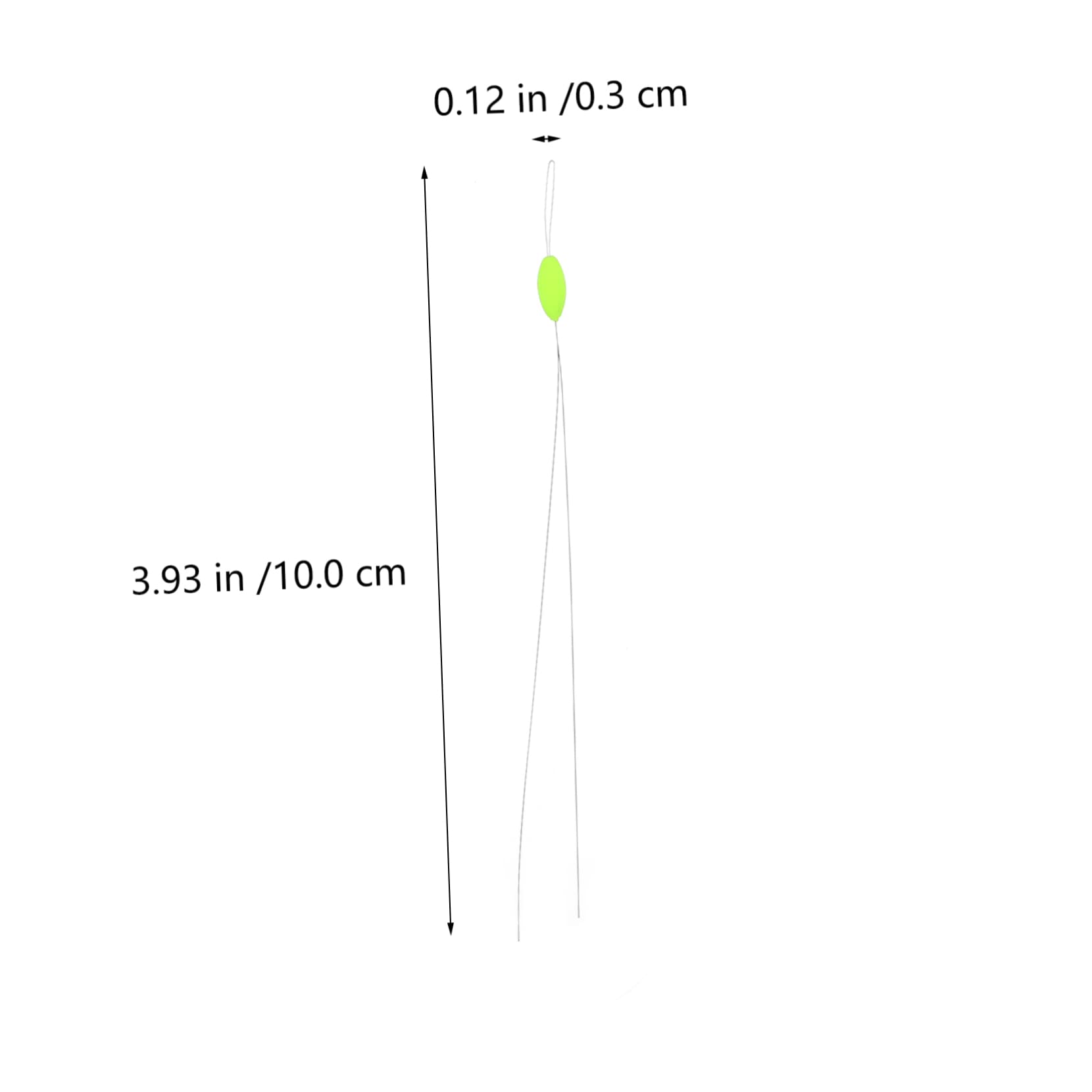 ibasenice Bouchons de Fluorescents de de Haute Flottabilité pour Observation Facile Outils de Durables Plastique pour Pêcheurs de Nuit