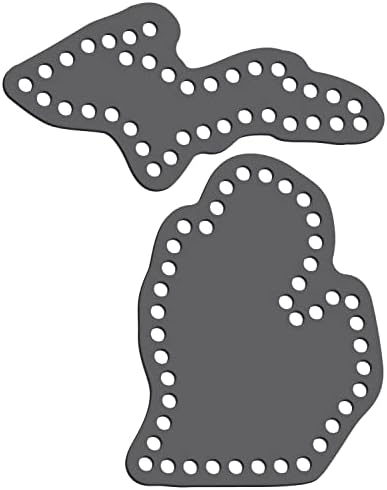 Rhinestone Genie Michigan Magnetic Rhinestone Template, Black image 4