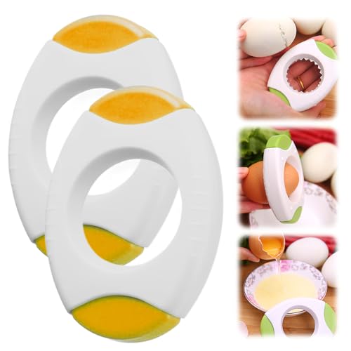 Abridor de cáscara de huevo para huevos duros, herramienta peladora de huevos actualizada 2025, herramienta cortadora de huevos crudos, herramientas de separación rápida de huevos crudos, utensilios