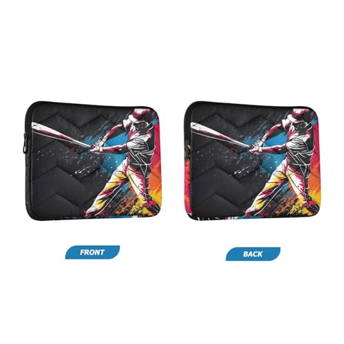 Funda para portátil beisbolista 13-14 pulgadas impermeable miniatura 2