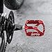 X AUTOHAUX 1 Pair Non Slip Pedals Platform Flat Bicycle Pedals 9/16