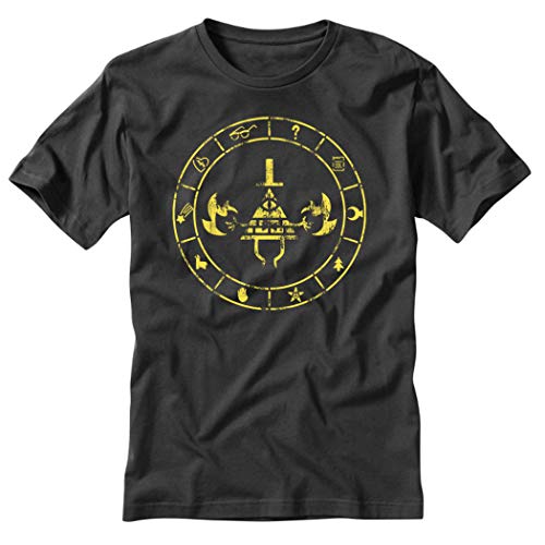 Gravity Bill Falls Cipher Black T Shirt