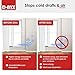 D-NYX Window Sealing Tape 1 Pack Transparent Sealing Heavy-Duty Residue-Free RV Insulation for Doors and Windows, Clear Weather Stripping Draft Isolation Tape (1 Pack 2 inch)