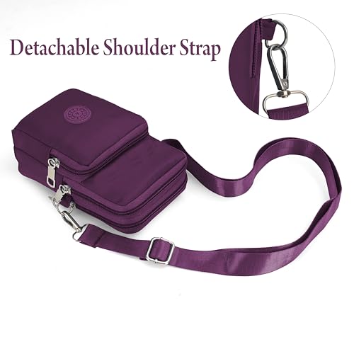 Image of Crossbody Mobile Sling Bag for Women |Stylish Phone Pouch with Detachable Strap & Adjustable Keychain|Mobile Purse|Versatile Mobile Pouch for Women