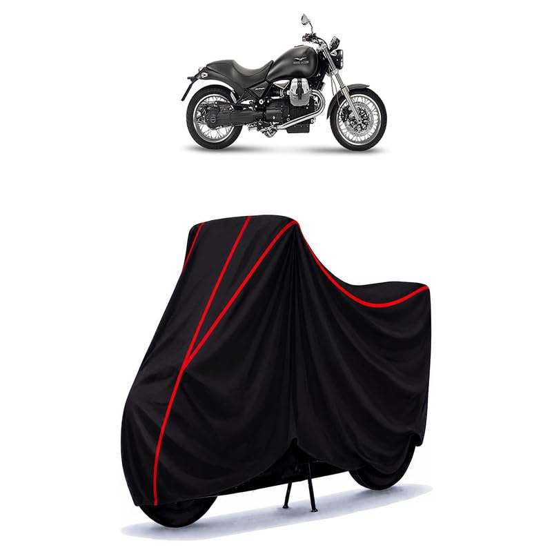 Image of Bellagio Water Resistant Bike Cover for All Motorcycles & Scooters | Heavy Duty Premium Taffeta Fabric | UV Protection, Dustproof, Scratchproof | All Weather Two Wheeler Body Cover with Elastic Bottom