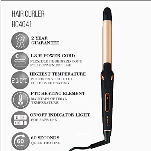 Havells HC4041 25mm Hair Curler for Long-Lasting Curls (Black) - Image 5
