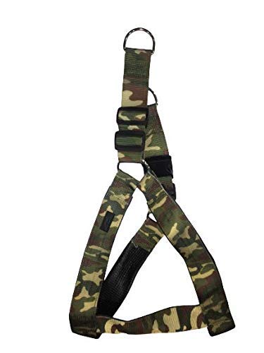 PSK PET MART No Pull Padded Comfort Nylon Dog Walking Harness (Medium Fits a Chest Girth of: 20" - 26", Army Print) (B08SQKWLFL) Amazon Price History, Amazon Price Tracker
