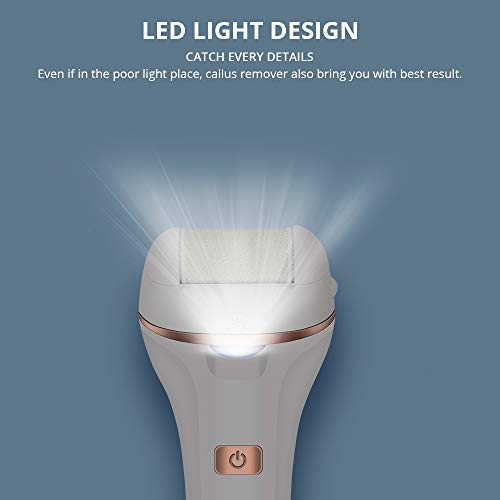 YBLNTEK Elektrische eeltverwijderaar, elektrisch, oplaadbaar, waterdicht, voetverzorging, eeltschaaf, eeltrasp met… - Image 5
