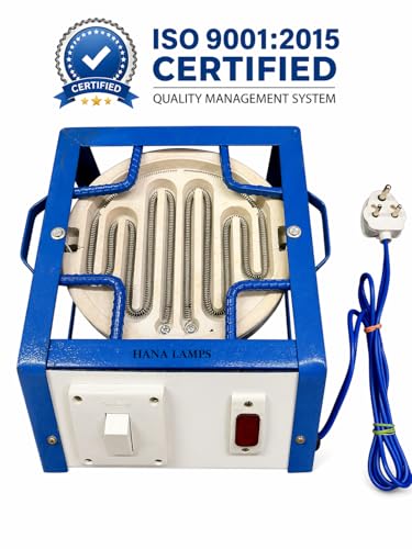 Image of Electric Hot Plate 1500W Cooking Heater | Heavy Duty Rustproof Powder Coated Body | Portable Single Burner Coil Stove | Fast Heating Electric Cooking Plate for Kitchen (BLUE)