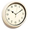 AYRELY® Wall Clock 11 Inch Silent Non-Ticking Vintage Retro Clocks Battery Operated -Analog Decorative Classic for Living Room Decor, Office, Home, Bathroom, Kitchen, Bedroom, School (White) AYRELY® Wall Clock 11 Inch Silent Non-Ticking Vintage Retro Clocks Battery Operated -Analog Decorative Classic for Living Room Decor, Office, Home, Bathroom, Kitchen, Bedroom, School (White)