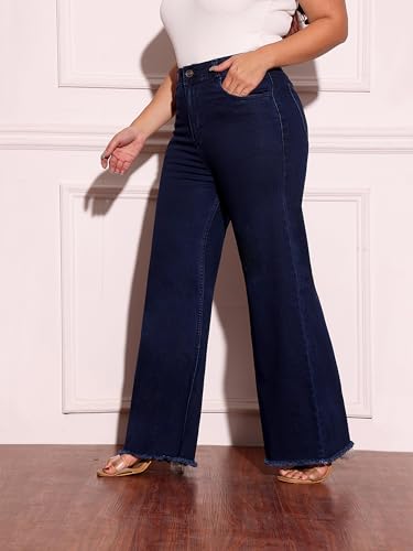Image of Miss Chase A+ Women's Bootcut High Rise Regular-Length Stretchable Denim Shaping Jeans