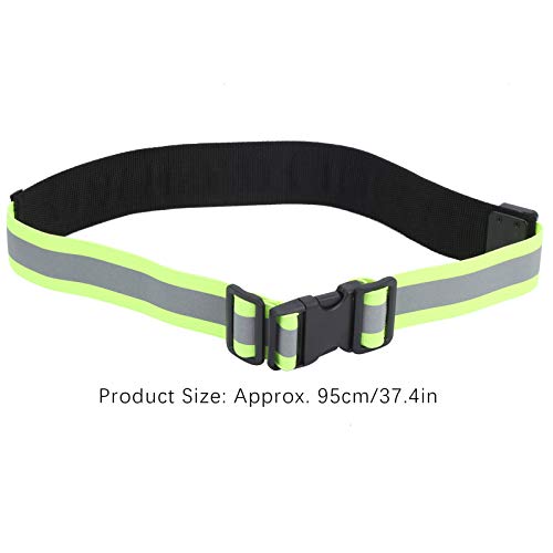 banapoy Cintura iluminada, cintura refletiva recarregável por USB, para caminhadas noturnas e corrid