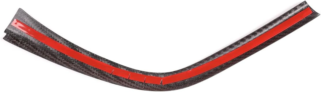 Real Carbon Fiber Interior Accessories Fit for BMW F80 F82 M3 M4 2014-2019 LHD Car Gear Shift Panel Side L Shape Trim Strips Protection Frame Cover 1 Piece Set (Carbon Fiber Black)