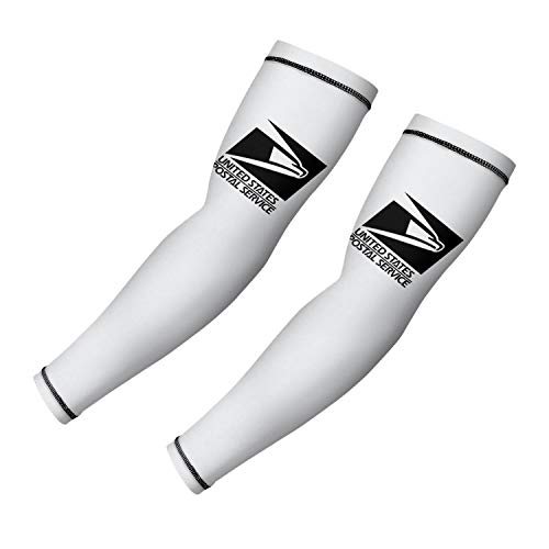 Cooling Arm Coverings Sleeves Black-United-States-Postal-Service-Post-Mailman-Elbow Sleeve for Men Women Cycling