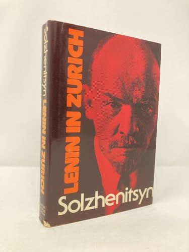 Lenin in Zurich [Unknown] B001QMNN5A Book Cover