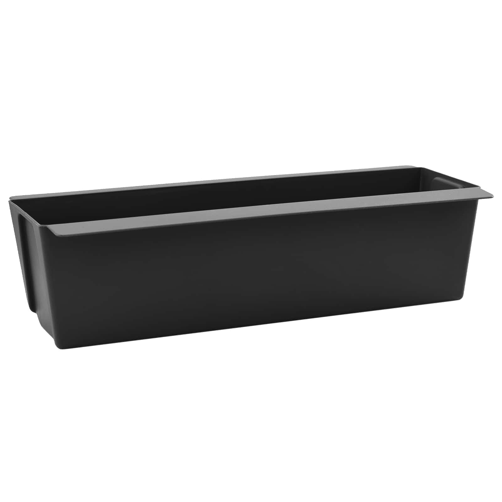 Pudełka na kwiaty, na europalety, 24 sztuki, czarne, 36 x 13 x 9 cm | polipropylen, do użytku wewnątrz i na zewnątrz, pionowy ogród, modułowa konstrukcja