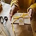 1 Inch Handmade with Love Stickers,500 PCS Baking Kraft Paper Stickers Heart Shape Lables for Baking Packaging,Envelope Seals, Small Business, Stickers Tags for Wedding,Birthday,Party Gift Wrap Bag