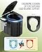 Camping Toilet with Pop-Up Privacy Tent and Liquid Waste Gel, Portable Toilet for Camping with Large Tent, Ergonomic Potty Provides Enhanced Comfort, Suitable for All Ages