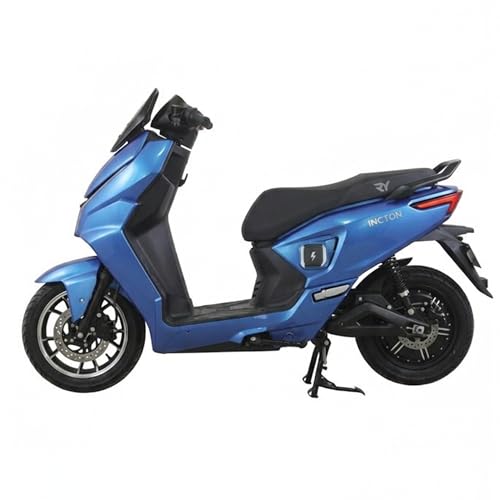 Image of Ryoto Electric Scooter with 60V 45Ah Battery, 50 Km /h Speed, Hub Motor, Fast Charging, Digital Display, Disc Brakes, Tubeless Tyres, Eco-Friendly EV Scooter (Blue)