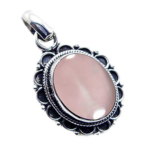 Bague Argent 925 Quartz Rose Ovale le cadeau idéal pour elle