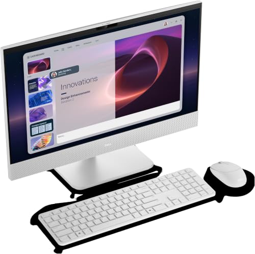 Image of Dell 24 All-in-One Desktop Computer, Intel Core Ultra 7 355(8-Core), Copilot+ AI PC, 23.8 inch FHD Anti-Glare Touchscreen, 64 GB DDR5-5600MT /s, 2 TB SSD, WiFi 7, Camera, Win 11 Pro, for Business & Student