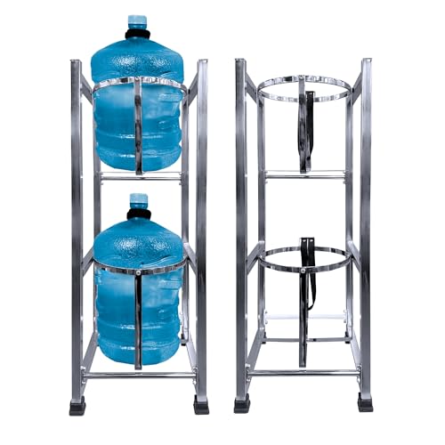 Reviews de Porta garrafon de agua walmart los más recomendados. 48 ENERPLAY Porta Garrafones de Agua, Porta Garrafon Doble, Sistema Giratorio, Hecho de Acero Cromado