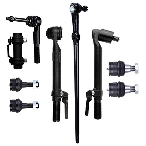ASAPE 9PCS 4WD Front Suspension Kit Fit 2005-2016 for Ford for F-250 for F-350 Super Duty Outer Tie Rod End Adjusting Sleeve Lower Upper Ball Joint Center Link Tie Rod Right by ASAPE - Used condition - Image 9