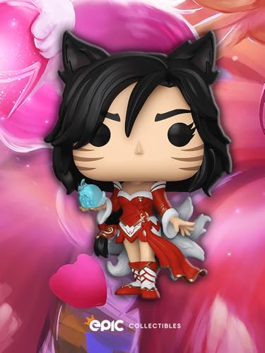 Epic Collectibles Pop League of Legends - Conjunto colecionável de bonecos de vinil Ahri com proteto