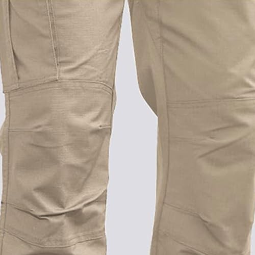 Stretch Cargo Pants Men Workout Stretch Tapered Pants Construction Slim Fit Sweatpants 6
