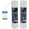EcoPure Reverse Osmosis Filter Pair - Includes Pre/Post Filter Set (ECOROF) - Includes Service Reminder Tag - NSF Certified Authentic OEM Parts for ECOP30 RO Unit