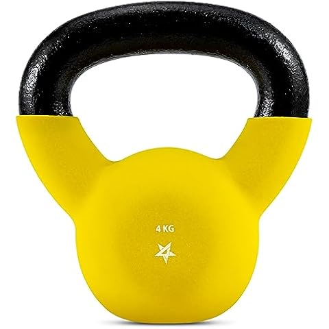 Kettlebell Yes4All 4KG Jaune Cover