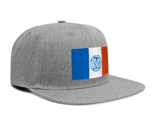 Image of International Tie City Hat for Men and Women, Adjustable Snapback Trucker Baseball Cap with Embroidered Patch