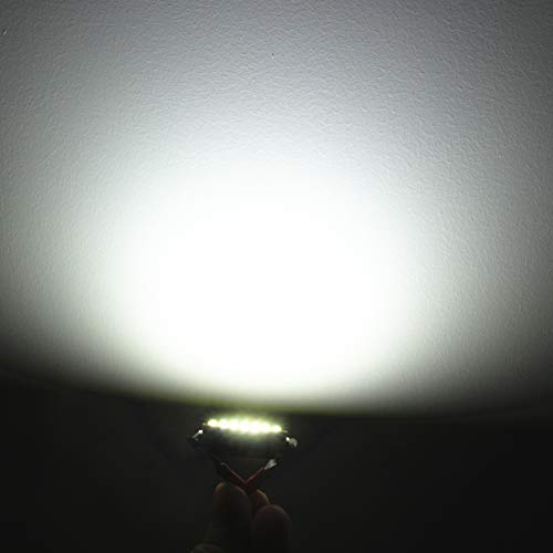 Bombillas LED Festoon 6411 6418 6000K Xenon White 39mm miniatura 6